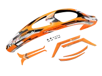 H1427-S - Haube u. Sticker. orange - Goblin RAW