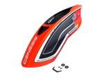 H2175-S - Haube Orange matt aus Kohlefaser