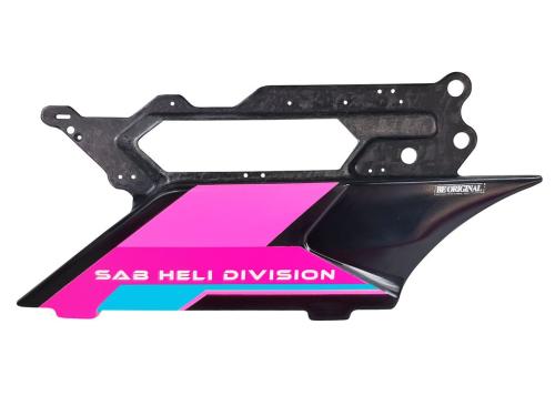 H2337-PB-S - Forged CF Side Frame Pink_Blue Left (SX) SAB H2337-PB-S
