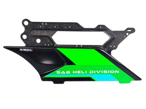 H2338-S - Geschmiedeter CF-Seitenrahmen rechts (DX) SAB H2338-S