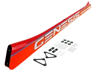 H2340-O-S - Genesis F3C CF Tail Boom Orange