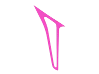 H2391-P-S - Composite Tail Fin Pink