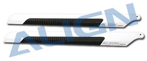 HD200B - 205D Carbon Fiber Hauptrotorblaetter (OLD H25072T) Align HD200B