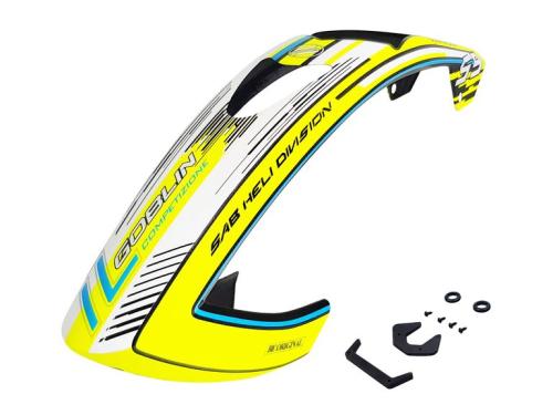 H2556-S - CF-Haube ilGoblin Competizione (SG779) gelb SAB H2556-S