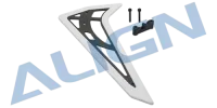 H47T004XXT - 470L Carbon Fiber Vertical Stabilizer. white