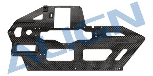 H50B016AXT - 500XT Chassis Seitenteil Carbon (R) Align H50B016AXT