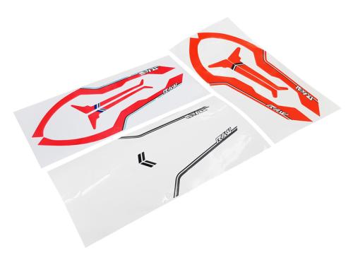 HA095-S - RAW 420 Stickers Set - White-Pink-Orange SAB HA095-S