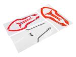 HA095-S - RAW 420 Stickers Set - White-Pink-Orange