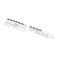 HAN1375022 - Landing Gear Door Hardware Set: Hawk_T-45 140-160N