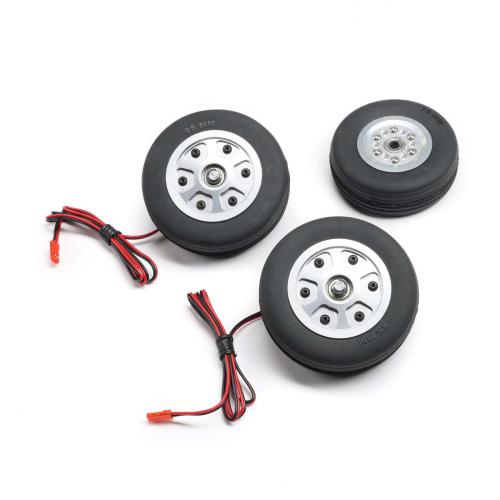 HAN1378502 - Wheels Set with Brakes: Hawk_T-45 140-160N HANGAR 9 HAN1378502