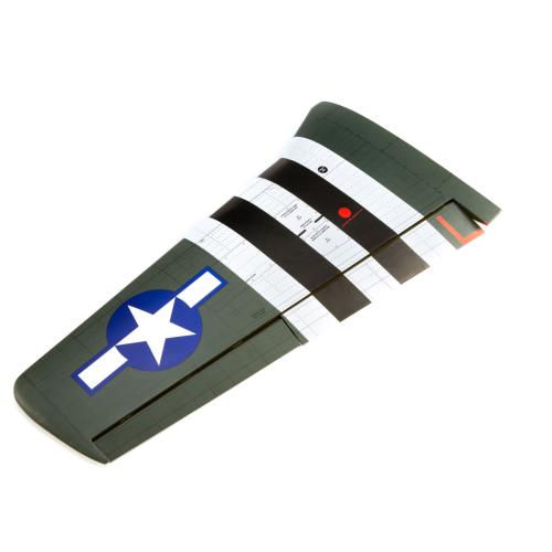 HAN282002 - Left Wing with Aileron & Flap: P-51D Mustang 20cc HANGAR 9 HAN282002