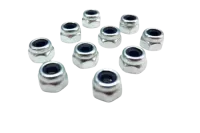 HC212-S - Metric Hex NYLON Nuts M4 H5 (10pcs)