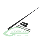 HC465-S - SAB Heckrotor Anlenkgestaenge (4x2.5x473mm) - Goblin 420