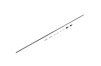 HC586-S - Carbon Rod 2.5 X 4 X 570Mm - Kraken 580