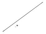 HC744-S - Carbon Rod 2.5 x 4 x 729