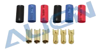 HEP00016 - 5.5mm Goldkontakt Stecker_Buchse L (3 Paar)