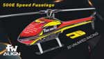 HF5020 - 500E Speed Fuselage - Red & Yellow