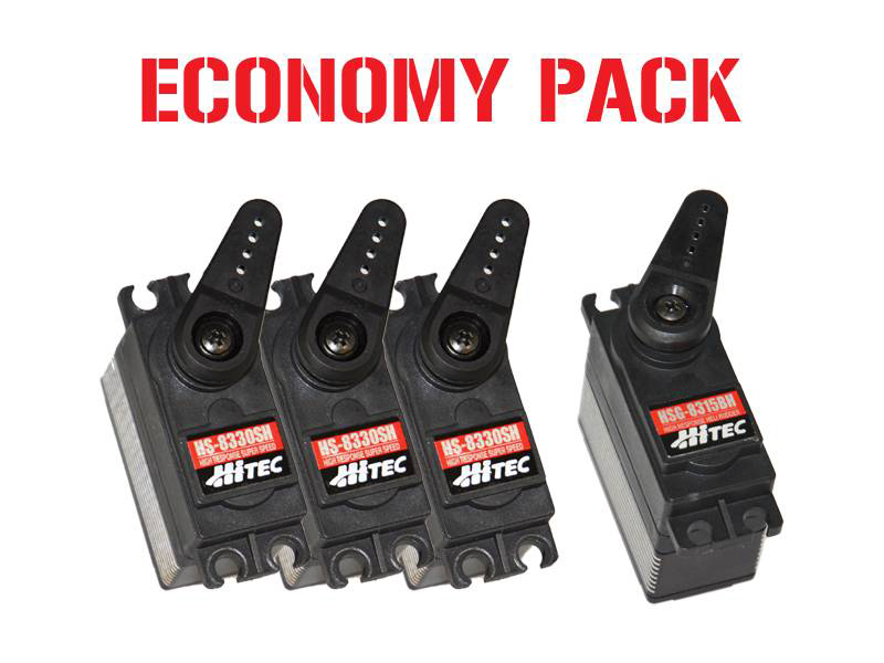 HiTEC Standard Heli Servo Pack (3x 8330SH/1x 8315BH) HIT114339