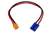 HRC9608 - Ladekabel - Gold - XT60 Ladestecker zu EC5 Stecker- 300mm