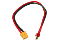 HRC9614 - Ladekabel - Gold - XT60 Ladestecker zu Ultra T (Dean) Stecker - 300mm