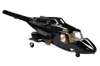 HSB-AW470BLX - Airwolf 470 Rumpf Schwarz (mit Metallfahrwerk)