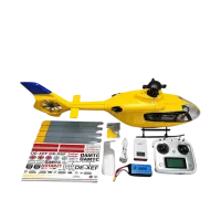 HSM-450-R-EC-YER - RotorScale EC-135 OeAMTC 450 rescue helicopter - RTF