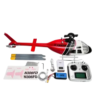HSM-450-R-JR-RWB - RotorScale B206 Air Ops 450 Helicopter - RTF