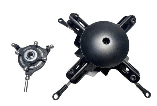 HSM-450-SP027 - 4-Blatt-Rotorkopf Upgrade-Set inkl. Taumelscheibe und Welle 450 Roban HSM-450-SP027