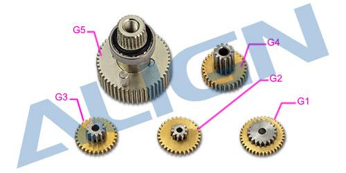 HSP61503 - DS615S Servogetriebe Align HSP61503
