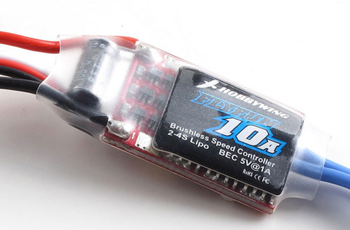 HW-80020580 - Flyfun 10A BL ESC 2-4S LiPo 1A BEC Hobbywing HW-80020580