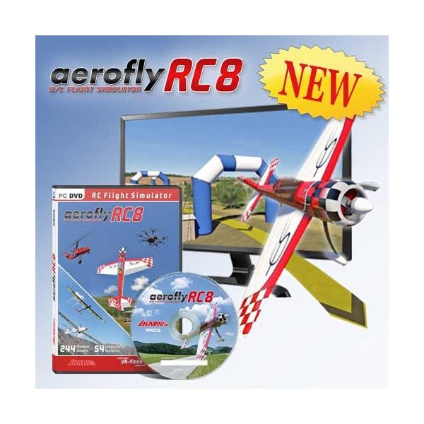 IK3091001 - aerofly RC8 DVD Win 7_8_10 Ikarus IK3091001