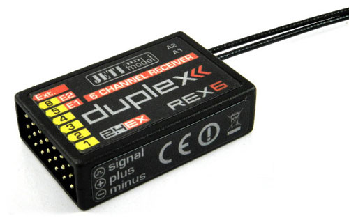 JDEX-RR6 - JETI DUPLEX 2.4EX Empfaenger REX6 JDEX-RR6