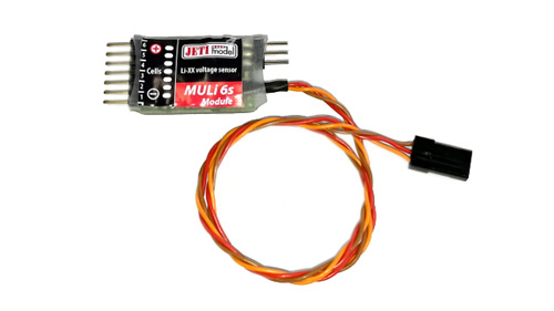 JEX-MULI6S-M - JETI DUPLEX 2.4EX MULi 6s Modul Spannungs-Sensor (LiXX) JEX-MULI6S-M