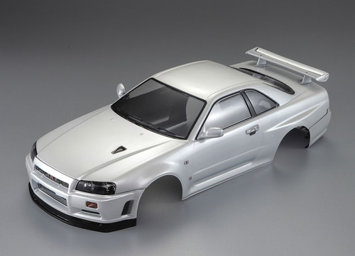 KB48644 - Nissan Skyline R34 195mm Perl Weiss. lackiert_beklebt killerbody KB48644