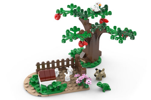 KC1101 - Hasenstall (86 Teile) KiddiCraft KC1101