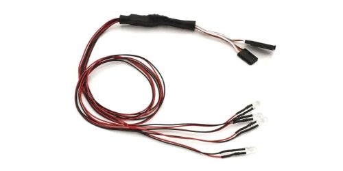 KY97054-4HR - kyosho-led-light-unit-diam=5-l=400-2-halogen-clear-2-red-ky97054-4hr