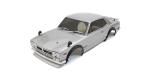 KYFAB606SL - Body shell set 1:10 Fazer FZ02S Skyline 2000 GT-R KPGC10 Silver