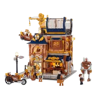 LB11015 - Lumibricks Steampunk Mechanical Workshop (2006 pcs)