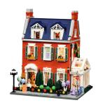 LB15009 - Lumibricks terraced house made of red brick (2663 pcs)