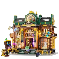 LB9115 - Lumibricks Steampunk Time Rift Library (3187 pcs)