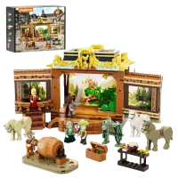 LB9063 - Lumibricks Mittelalterliche Theater Kutsche (1248 Teile)
