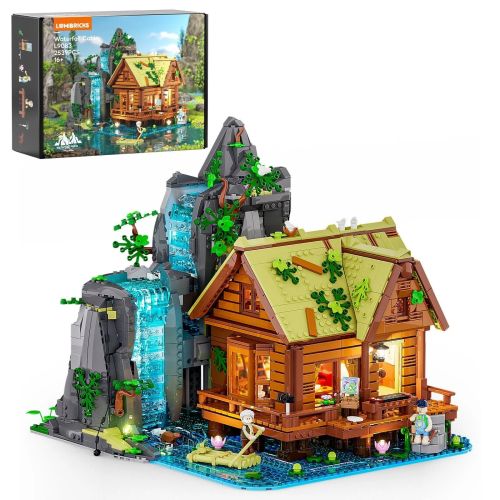 LB9083 - Lumibricks Wasserfallhuette (2539 Teile) FunWhole LB9083