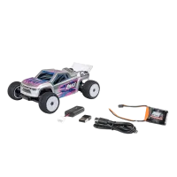 LOS-1392T2 - Losi Micro-T 2S 2WD RTR Stadium Truck. silber 1:28