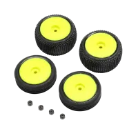 LOS-1762 - Tires & Wheels Mounted. Yellow: Micro-B