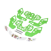 LOS-1826 - Chassis Plate Set. Green: LMT 2.0