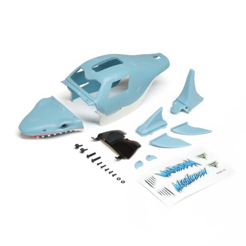 LOS-2054 - Bemalter kompletter Koerperbausatz. Megalodon: Mini LMT LOSI LOS-2054