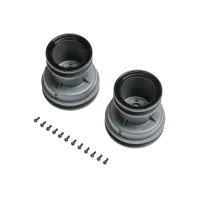LOS-2059 - MT Wheel. Black Beadlock. Light Grey : Mini LMT