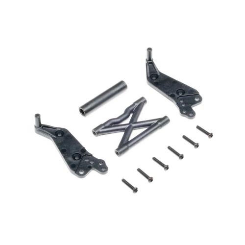 LOS-2822 - Wheelie Bar Set. Black: Mini LMT LOSI LOS-2822