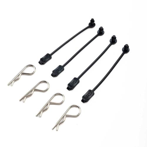 LOS-3638 - Karosserieclips und Haltegurte: 5IVE-T 3.0 LOSI LOS-3638