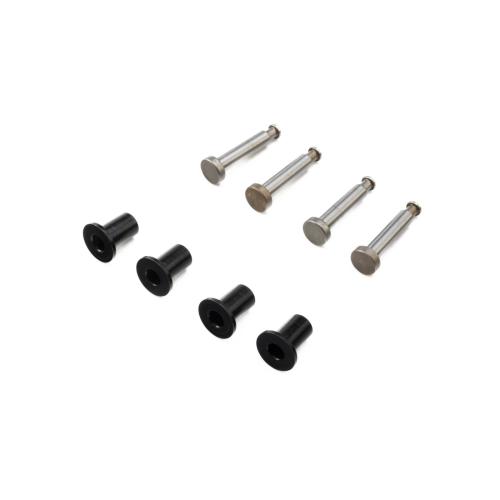 LOS-3650 - Vordere Achsschenkelbolzen und Querlenkerbuchsen. Stahl: ALL 5IVE LOSI LOS-3650